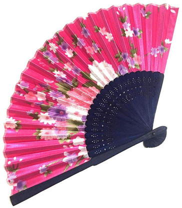 Sage Square Foldable Printed Pink Hand 