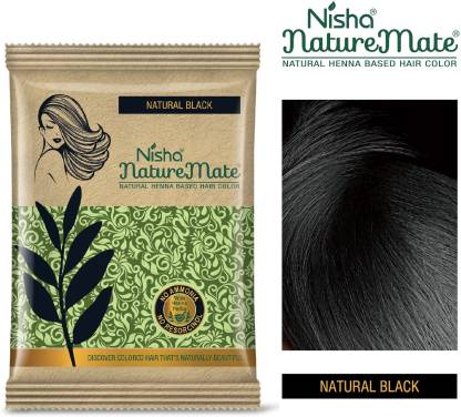 Nisha Naturemate Natural Henna Based Hair Color Each Sachet 10gm (Pack of  10) - Price in India, Buy Nisha Naturemate Natural Henna Based Hair Color  Each Sachet 10gm (Pack of 10) Online