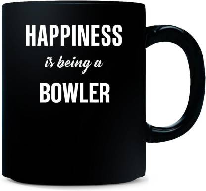 Gift Urself Happiness Is Being A BOWLER Cool Gifts - Ceramic Coffee Mug