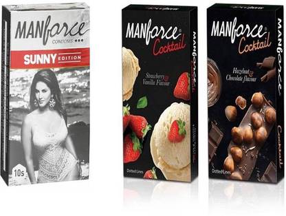 Manforce Condoms Cocktail Flavour Strawberry Vanila Chocolate Hazelnut Sunny Flavour Set Of 3 3 Pack Of 10 10 3 30 Condom Condom Price In India Buy Manforce Condoms Cocktail Flavour Strawberry Vanila Super manforce condoms litchi flavoured 1500 dots premium condoms 10s. manforce condoms cocktail flavour strawberry vanila chocolate hazelnut sunny flavour set of 3 3 pack of 10 10 3 30 condom condom
