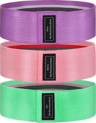 Sports Fitness Bands Elastic Exercise Bands Trophy Bands Resistance Bands for Legs and Buttocks Used for Squat Buttocks Training Non-Slip Hip Bands Level 3 Exercise Bands 