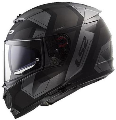 LS2 FF 390 Breaker Physics Black Silver Full Helmet with Dual Visor  Motorbike Helmet - Buy LS2 FF 390 Breaker Physics Black Silver Full Helmet  with Dual Visor Motorbike Helmet Online at