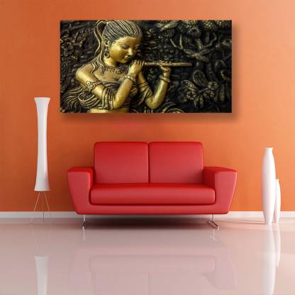 3d Beautiful Gold Ledy Painting Design Poster Wall Art For Print Pictures - 3d Modern Wall Art Painting