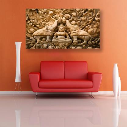 3D Relief Art 3D Art Wallpaper Design Painting Wall Poster For Living Room  Modern Home Decoration Without Frame (48 INCH X24 INCH) Paper Print - Art &  Paintings posters in India -