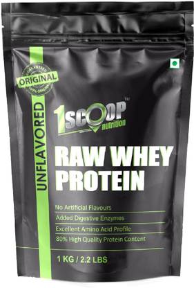 1 Scoop Nutrition Optimum Quality Raw Whey Protein Powder Supplement 1kg Unflavored Whey Protein Price In India Buy 1 Scoop Nutrition Optimum Quality Raw Whey Protein Powder