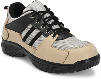 Ozarro Beige Steel Toe Safety Shoe 