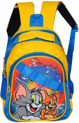  | D Paradise D's Kid's Tom & Jerry Cartoon Print 14 Inches  Polyester Backpack for School/Picnic/Dayout/Tution/Travel Smart Bags for  Boys and Girls Waterproof School Bag - School Bag