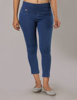 GLAMPA Blue Jegging Price in India 