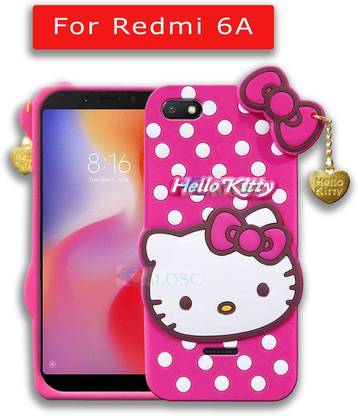 Calosc Back Cover For Xioami Redmi 6a 3d Stylish Girl S Cute Hello Kitty Back Case Cover Calosc Flipkart Com