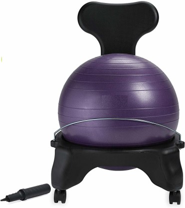 ball chair with backrest