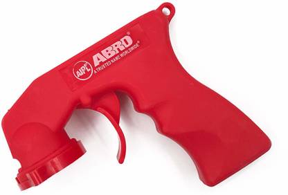 Abro Multipurpose Spray Paint Grip Tool Handle With Trigger Can Adapter Aerosol Locking Collar For Home