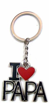 gorgeous moment I Love Papa Key Chain Gift for Dad Gift ...