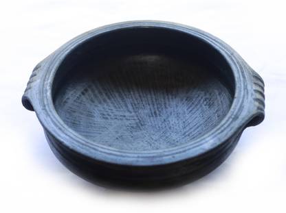 Frills Colours Earthen Cookware For Kitchen Clay Pot Handi Organic Pre Seasoned Black Pot 2 5 L Price In India Buy Frills Colours Earthen Cookware For Kitchen Clay Pot Handi Organic Pre Seasoned Black