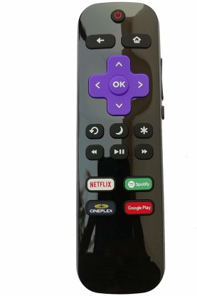 New LC-RCRUS-18 Replace Remote Control fit for Sharp Roku TV LC-32LB591U LC-65LBU591U LC-43LBU591U LC-50LBU591U LC-55LBU591U with Netflix Sling Hulu Starz Shortcut APP Key 