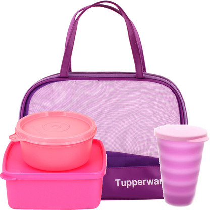 Tupperware lunch box set with bag clearance