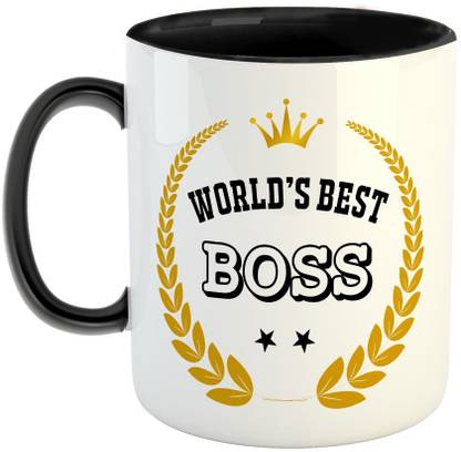 FABTODAY World's Best Boss Coffee - Best Gift for Boss ...