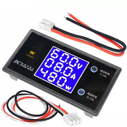 electrolight DC 0-100V 10A LCD Display 
