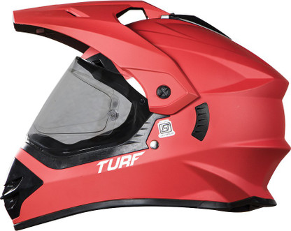 Matt Sports Red Motorbike Helmet 