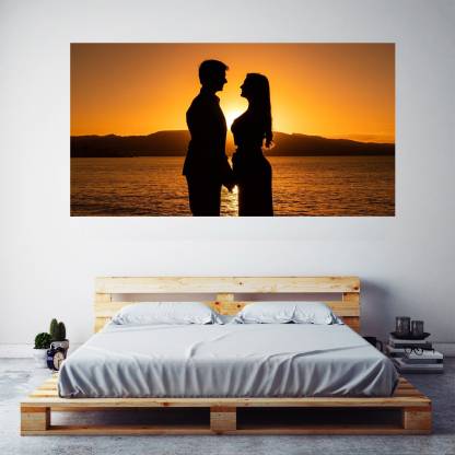 Sunset Canvas Painting Poster Picture Bedroom Wall Home Art Decor Gift