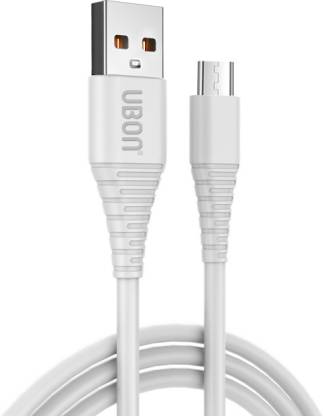 Ubon WR-550 1 meter cable 2.4A Super Speed Charging USB cable Universal compatibility for Micro USB devices/mobiles 1 m Micro USB Cable