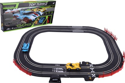 Racing Track Car RC Slot Car Toy Set Super Fast Rail Race Car 3D Super Track 