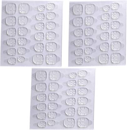 LikeUp Imported 3 Sheets (72 pics) Double-side Nail Glue Sticker, Glue Jelly Gel Tape Adhesive Tabs Nail Glue Transparent Flexible Adhesive Fake Nails Tips for Manicure - Price in India, Buy LikeUp LikeUp Imported 3 Sheets (72 pics) Double-side Nail Glue Sticker, Glue Jelly Gel Tape Adhesive Tabs Nail Glue Transparent Flexible Adhesive Fake Nails Tips for Manicure - Price in India, Buy LikeUp