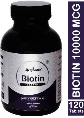 Lifesy Nutra 10000 MCG BIOTIN For Glowing Skin, Healthy Hair and Stronger  Nails Price in India - Buy Lifesy Nutra 10000 MCG BIOTIN For Glowing Skin,  Healthy Hair and Stronger Nails online