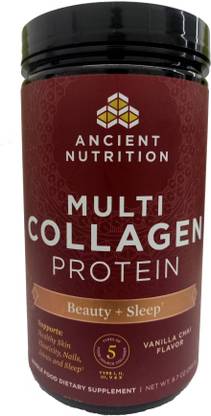 Ancient Nutrition Multi Collagen Protein Beauty Sleep Vanilla Chai Flavor 8 7 Oz Protein Shake Price In India Buy Ancient Nutrition Multi Collagen Protein Beauty Sleep Vanilla Chai Flavor 8 7