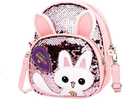Girlishh Fancy Sequin Glitter Bag pack