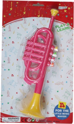 1 Pc Trumpet Toy 8 Rhythms Durable Plastic Saxophone Trumpet Toy for Kids 