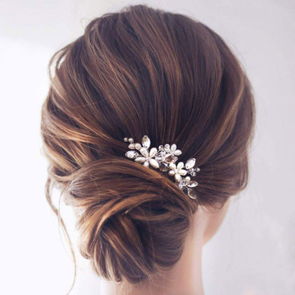 JAKAWIN Bride Wedding Pearl Hair Pins