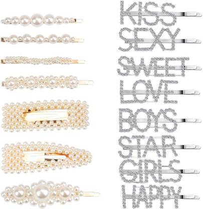 Cubaco Words Letter Hair Pins Glitter Rhinestone and Pearl Hair Clips Straight Letter Hair Pins Barrettes for Women Ladies Girls Hair Clip Price in India - Buy Cubaco Words Letter Hair Pins Cubaco Words Letter Hair Pins Glitter Rhinestone and Pearl Hair Clips Straight Letter Hair Pins Barrettes for Women Ladies Girls Hair Clip Price in India - Buy Cubaco Words Letter Hair Pins