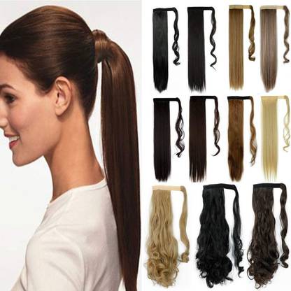 S-noilite One Piece Ponytail Hair Extensions Clip in Wrap Around on Pony Tail 125G Thick S-noilite One Piece Ponytail Hair Extensions Clip in Wrap Around on Pony Tail 125G Thick