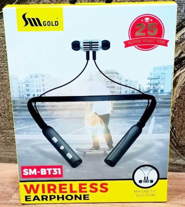 sm gold bluetooth headset