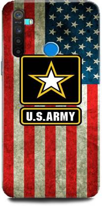 MP ARIES MOBILE COVER Back Cover for Realme 5i/RMX2030 US ARMY PRINTED