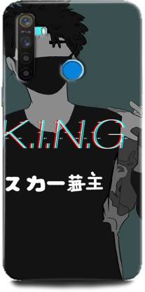 MP ARIES MOBILE COVER Back Cover for Realme 5/RMX1911 KAKASHI,BLACK MASK PRINTED