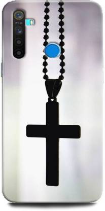 MP ARIES MOBILE COVER Back Cover for Realme 5/RMX1911 JESUS CROSS, CROSS PRINTED