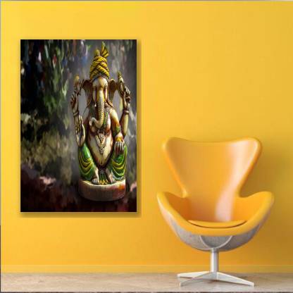 3D God of Ganesh Murthi Pictures Poster For Wall Print Pictures For Living Room Modern Home Decoration Without Frame 3D Poster