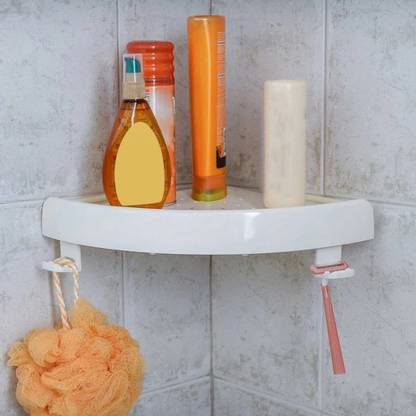 Onshoppy Snap Up Corner Shelf, Triple Bathroom Wall Corner ...