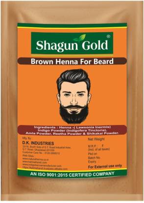 SHAGUN GOLD Brown Hair, Beard & Mustache Color: 100% Natural & Chemical  Free 100gm , green - Price in India, Buy SHAGUN GOLD Brown Hair, Beard & Mustache  Color: 100% Natural &