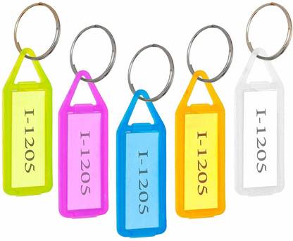 Novelty Store 300 Pcs Multicolor Id Name Keyrings Keychains Key s With Label Key Chain Price In India Buy Novelty Store 300 Pcs Multicolor Id Name Keyrings Keychains Key