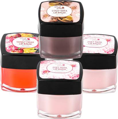 Pink Plums Lip Balm Combo For Moisturise Dry Cracked Lips Lb95 Each 20g Tangy Fruit Soft Rose Soft Rose Coco Shea Price In India Buy Pink Plums Lip Balm Combo For Moisturise Dry Cracked