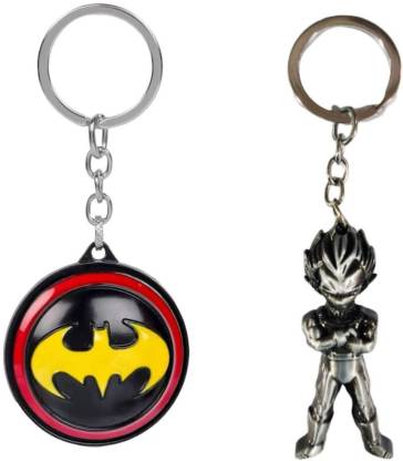 Alvika's Batman Revolving Shield - Multicolor & Dragon Ball Z Goku's 3D  Figure - Silver Key Chain Price in India - Buy Alvika's Batman Revolving  Shield - Multicolor & Dragon Ball Z
