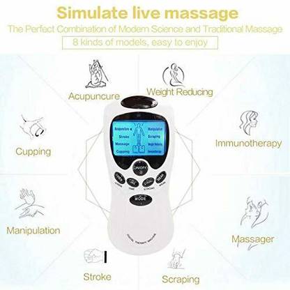 Blueidea Dth-300 Digital Therapy Machine Massager for Muscle Relax, Pain Relief - Fat Burner and Relaxation 8 in 1 Digital Therapy Machine Massager