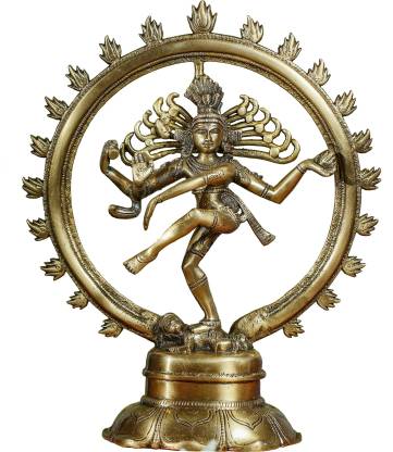 Harathi Lord Shiva Dancing Natraj Murti Brass Statue by HARATHI Decorative  Showpiece - 30 cm Price in India - Buy Harathi Lord Shiva Dancing Natraj  Murti Brass Statue by HARATHI Decorative Showpiece -