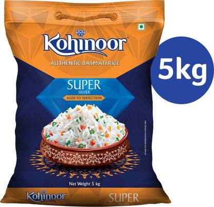 Kohinoor Super Silver Aged Basmati Rice Long Grain Sticky Price In India Buy Kohinoor Super Silver Aged Basmati Rice Long Grain Sticky Online At Flipkart Com