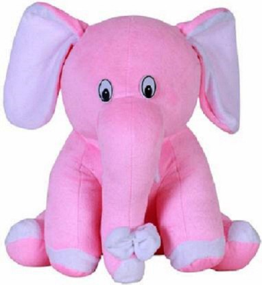 pink elephant soft toy