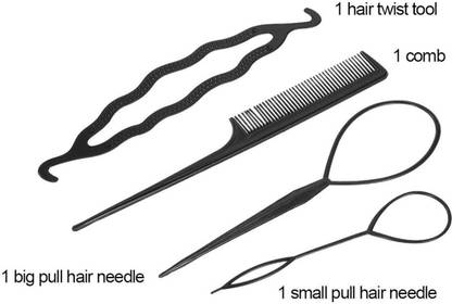 GuruEmbellish 4Pcs Hair Twist Styling Clip Stick Pin Bun Braid Maker Hair Accessories Kit (Hair Style Tool Black) Hair Accessory Set Price in India - Buy GuruEmbellish 4Pcs Hair Twist Styling Clip GuruEmbellish 4Pcs Hair Twist Styling Clip Stick Pin Bun Braid Maker Hair Accessories Kit (Hair Style Tool Black) Hair Accessory Set Price in India - Buy GuruEmbellish 4Pcs Hair Twist Styling Clip