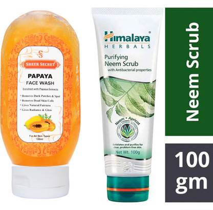 himalaya face wash papaya