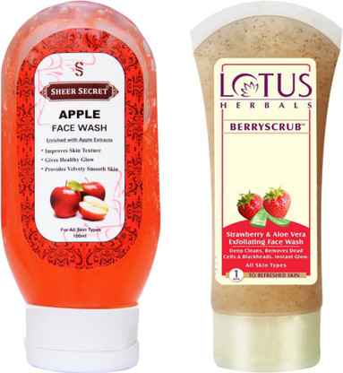 lotus face wash strawberry